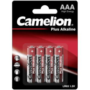 CAMELION Plus Alkaline LR03 AAA باتری آلکالاین نیم قلمی 1.5 ولت AAA کملیون Camelion چهارتایی - Image 1