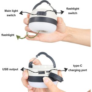 چراغ آویز شارژی مدل 2310 - Image 4