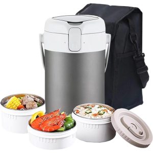 فلاسک غذا 2.2 لیتری سه طبقه XILEKANG - Image 1