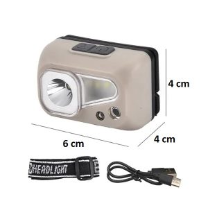 چراغ پیشانی سنسور دار شارژی مدل SH-S4 - Image 4