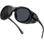 عینک کوهنوردی بغل چرم طرح شرپا