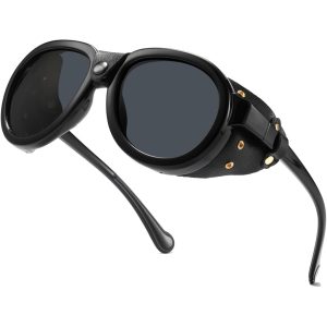 عینک کوهنوردی بغل چرم طرح شرپا