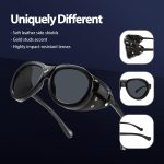 عینک کوهنوردی بغل چرم طرح شرپا - Image 6