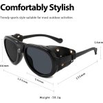 عینک کوهنوردی بغل چرم طرح شرپا - Image 7