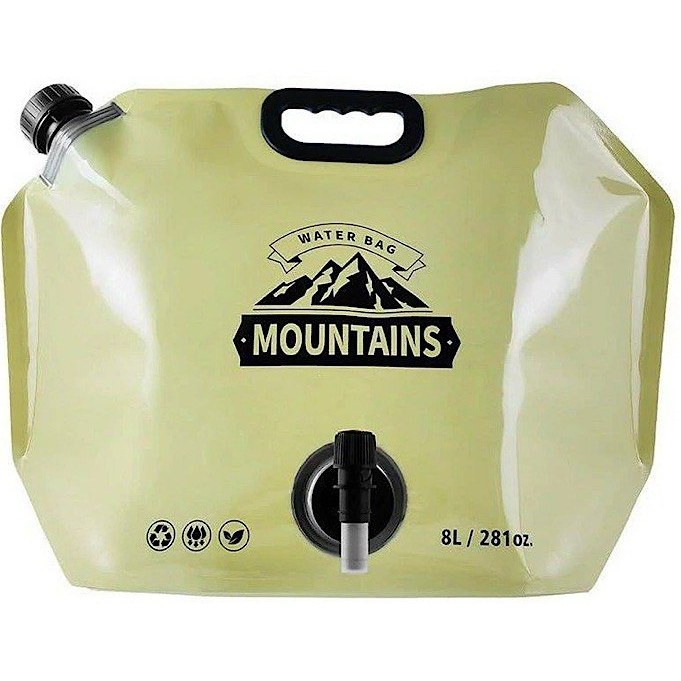 Water Bag Mountains 8L (1) گالن آب شیردار تاشو 8 لیتری - Image 1