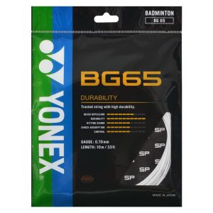 YONEX BG 65 Badminton String (1) زه راکت بدمینتون یونکس مدل BG 65 - Image 1