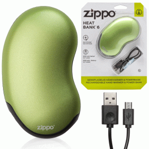 ZIPPOGREEN بخاری جیبی قابل شارژ زیپو 5200 میلی آمپر - Image 1