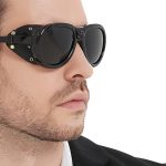 عینک کوهنوردی بغل چرم طرح شرپا - Image 2