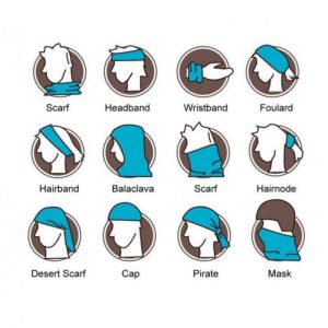 دستمال سر و گردن تابستانی طرح آرایشگاه - Image 2