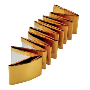 پتوی نجات دو طرفه طلایی نقره ای ابعاد 210x160 سانتی متر - Image 4