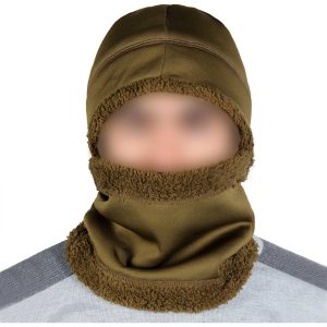 ست دستمال گردن و کلاه پاییزی طرح سبز ماشی - Image 1
