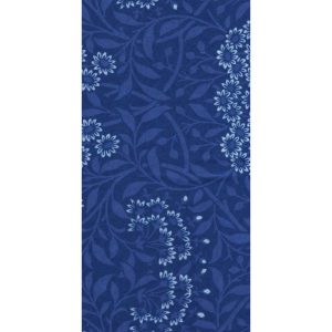 طرح-گل-آبی دستمال سر و گردن تابستانی طرح گل بنفش - Image 1